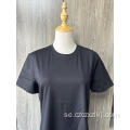 Löst plus size mode kort ärm t-shirt